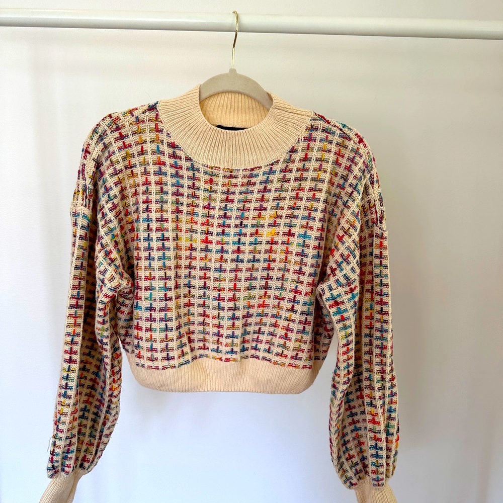 Cider cropped sweater